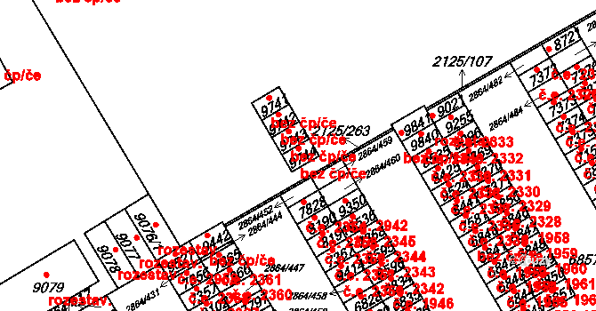 Hodonín 59905476 na parcele st. 9744 v KÚ Hodonín, Katastrální mapa