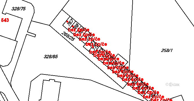 Tanvald 41635477 na parcele st. 773 v KÚ Tanvald, Katastrální mapa