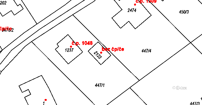 Lomnice nad Popelkou 38844478 na parcele st. 2123 v KÚ Lomnice nad Popelkou, Katastrální mapa