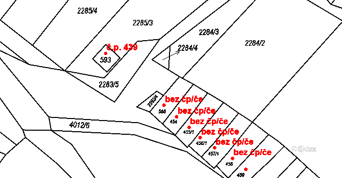 Boleradice 41302478 na parcele st. 568 v KÚ Boleradice, Katastrální mapa