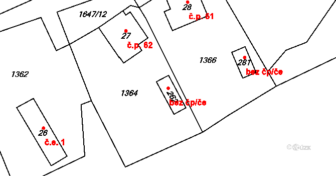 Kobylá nad Vidnavkou 44354479 na parcele st. 262 v KÚ Kobylá nad Vidnavkou, Katastrální mapa