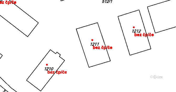 Nová Pec 48231479 na parcele st. 1211 v KÚ Nová Pec, Katastrální mapa