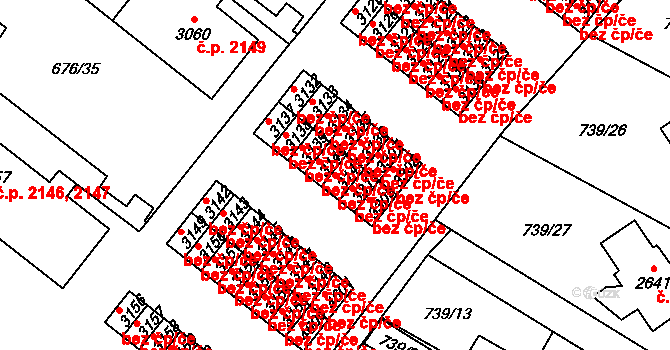Dvůr Králové nad Labem 48694479 na parcele st. 3141 v KÚ Dvůr Králové nad Labem, Katastrální mapa