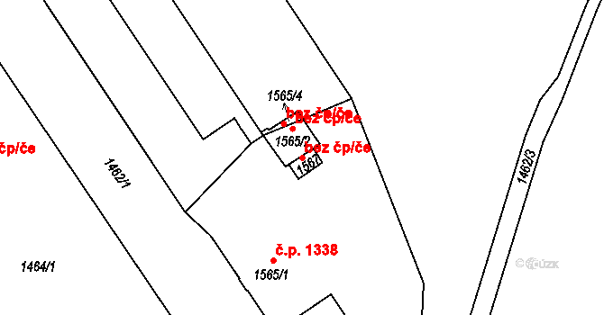 Ostrava 49570480 na parcele st. 1567 v KÚ Slezská Ostrava, Katastrální mapa