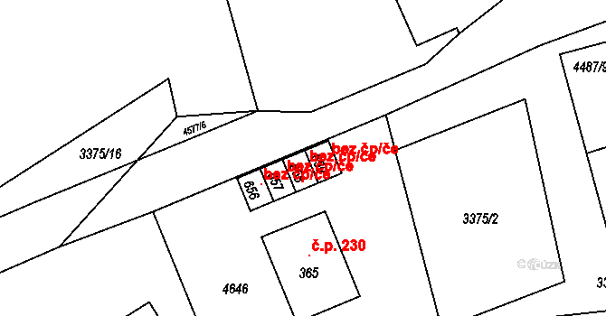 Objekt 117797481, Katastrální mapa
