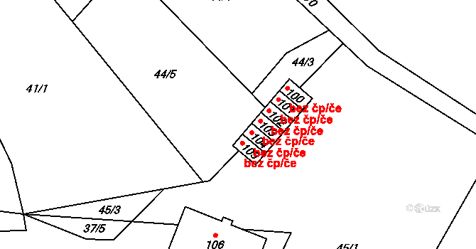 Černousy 41726481 na parcele st. 103 v KÚ Černousy, Katastrální mapa