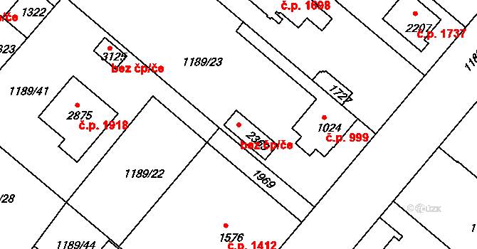 Brandýs nad Labem-Stará Boleslav 42527481 na parcele st. 2363 v KÚ Brandýs nad Labem, Katastrální mapa