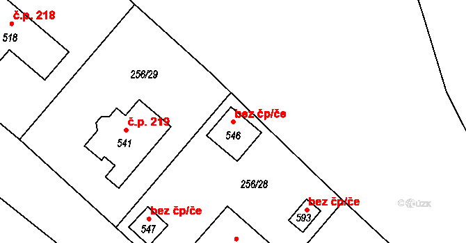 Jarošov nad Nežárkou 43366481 na parcele st. 546 v KÚ Jarošov nad Nežárkou, Katastrální mapa
