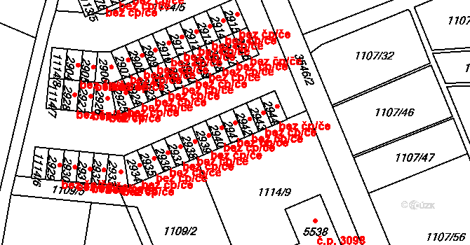 Dvůr Králové nad Labem 39001482 na parcele st. 2941 v KÚ Dvůr Králové nad Labem, Katastrální mapa