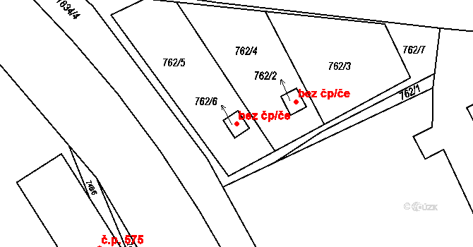 Nový Jičín 38923483 na parcele st. 762/6 v KÚ Žilina u Nového Jičína, Katastrální mapa