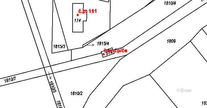 Čechtice 39313484 na parcele st. 512 v KÚ Čechtice, Katastrální mapa