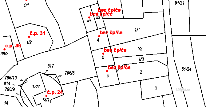 Heroltice 46030484 na parcele st. 5 v KÚ Heroltice u Tišnova, Katastrální mapa