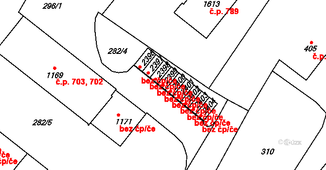 Heřmanův Městec 49027484 na parcele st. 2399 v KÚ Heřmanův Městec, Katastrální mapa