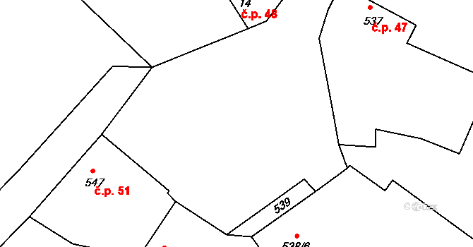 Jirny 32, Katastrální mapa