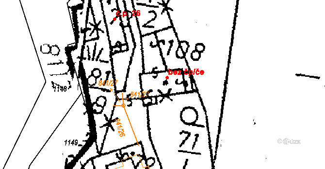 Opatovice I 38268485 na parcele st. 108 v KÚ Opatovice I, Katastrální mapa