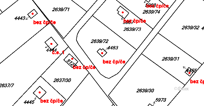 Kolín 41971485 na parcele st. 4483 v KÚ Kolín, Katastrální mapa