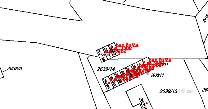 Přerov I-Město 3282, Přerov na parcele st. 2637/10 v KÚ Přerov, Katastrální mapa