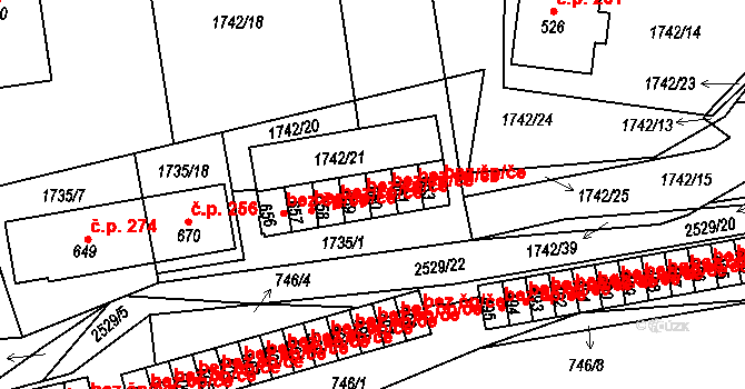 Klenčí pod Čerchovem 43298486 na parcele st. 660 v KÚ Klenčí pod Čerchovem, Katastrální mapa