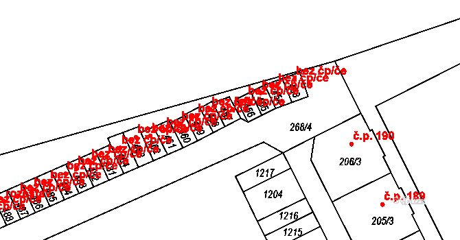 Broumov 40066487 na parcele st. 457 v KÚ Velká Ves u Broumova, Katastrální mapa