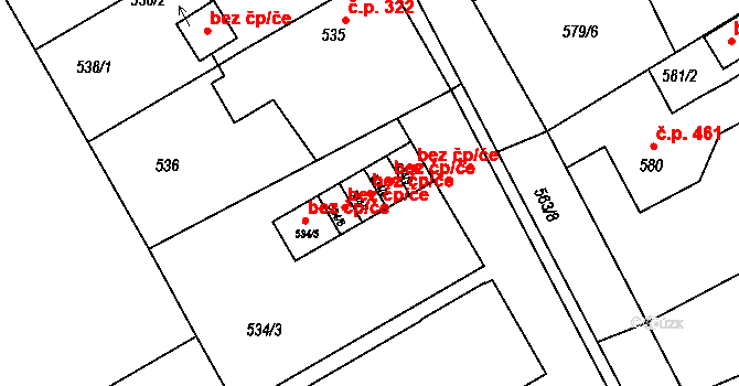 Kopřivnice 42821487 na parcele st. 534/7 v KÚ Kopřivnice, Katastrální mapa