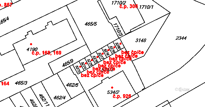 Šumperk 43110487 na parcele st. 5277 v KÚ Šumperk, Katastrální mapa