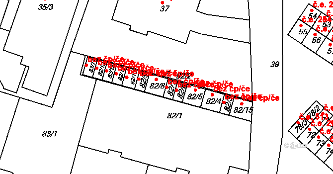 Klášterec nad Ohří 39121488 na parcele st. 82/7 v KÚ Miřetice u Klášterce nad Ohří, Katastrální mapa
