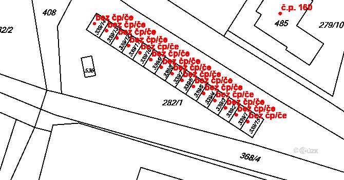 Lenora 48824488 na parcele st. 339/7 v KÚ Lenora, Katastrální mapa