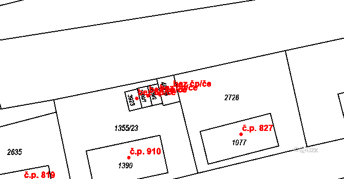 Vrchlabí 106897489 na parcele st. 4069 v KÚ Vrchlabí, Katastrální mapa