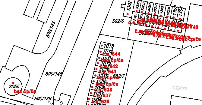 Ivančice 643, Katastrální mapa