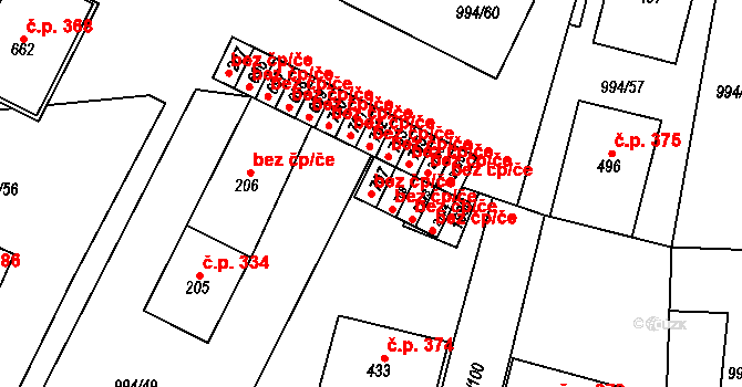 Jevišovice 49017489 na parcele st. 707 v KÚ Jevišovice, Katastrální mapa