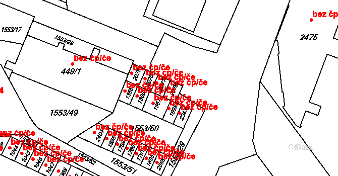 Opava 39464491 na parcele st. 2078 v KÚ Kateřinky u Opavy, Katastrální mapa