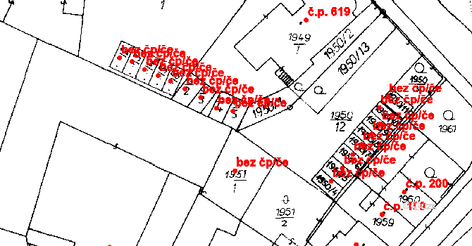 Poděbrady 46152491 na parcele st. 1949/5 v KÚ Poděbrady, Katastrální mapa