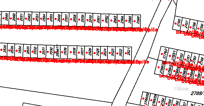 Rýmařov 46583491 na parcele st. 2524 v KÚ Rýmařov, Katastrální mapa