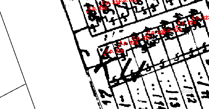 Hrochův Týnec 329 na parcele st. 480 v KÚ Hrochův Týnec, Katastrální mapa