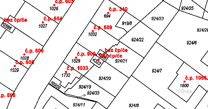 Hradec Králové 78955491 na parcele st. 4525 v KÚ Pražské Předměstí, Katastrální mapa