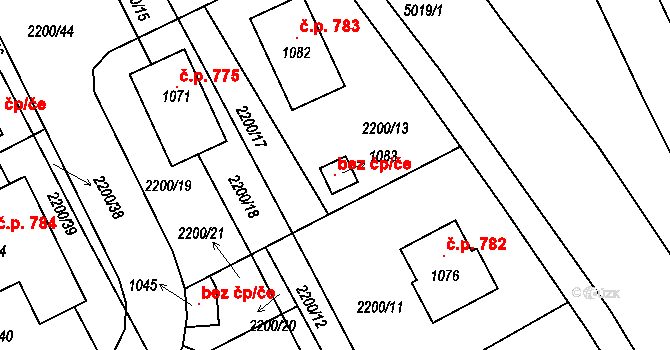 Černovice 100264492 na parcele st. 1083 v KÚ Černovice u Tábora, Katastrální mapa