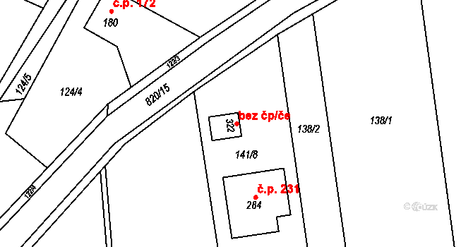 Semín 80116493 na parcele st. 322 v KÚ Semín, Katastrální mapa