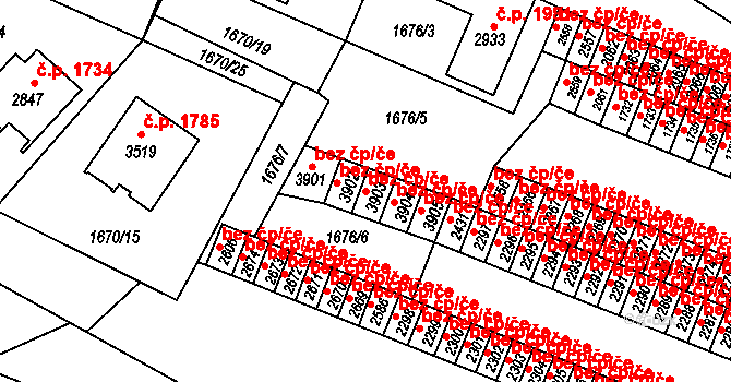 Hořice 100223494 na parcele st. 3903 v KÚ Hořice v Podkrkonoší, Katastrální mapa