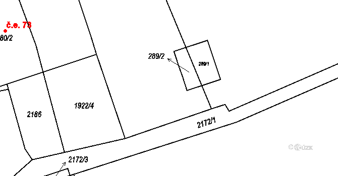 Zdoňov 79, Teplice nad Metují, Katastrální mapa