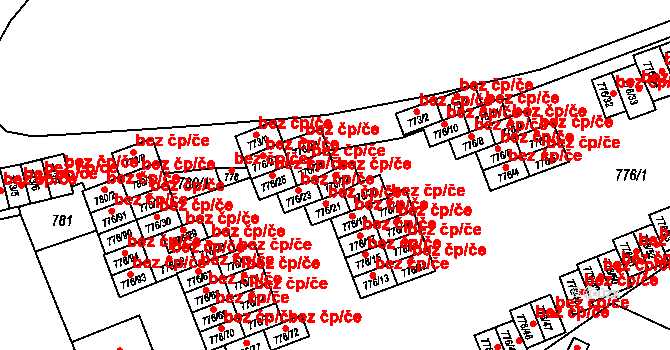Jemnice 40162494 na parcele st. 776/22 v KÚ Jemnice, Katastrální mapa