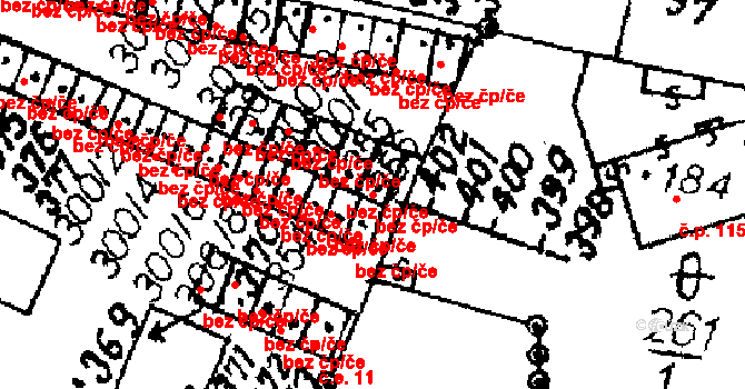 Meziměstí 46498494 na parcele st. 398 v KÚ Meziměstí, Katastrální mapa