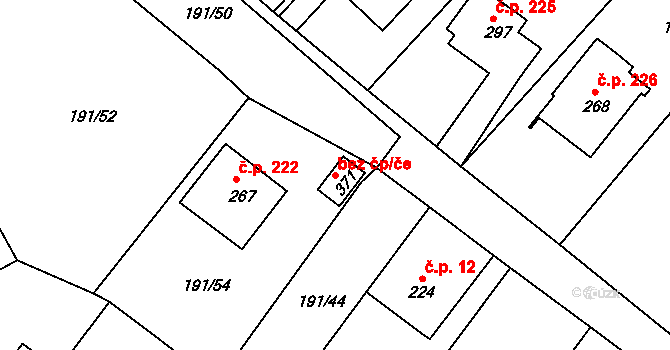 Náchod 49183494 na parcele st. 371 v KÚ Babí u Náchoda, Katastrální mapa
