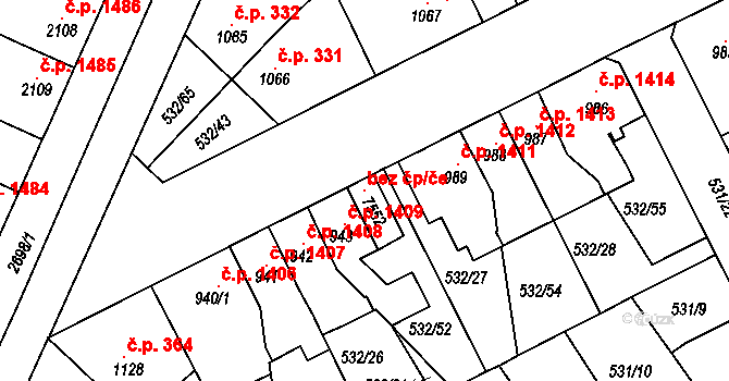 Havlíčkův Brod 119291495 na parcele st. 7552 v KÚ Havlíčkův Brod, Katastrální mapa