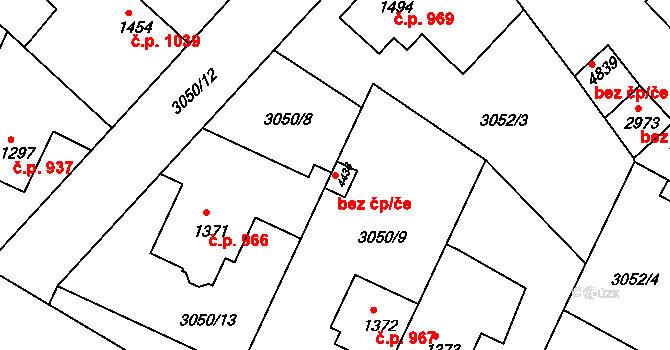 Rakovník 38609495 na parcele st. 4436 v KÚ Rakovník, Katastrální mapa