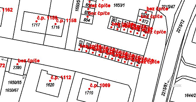 Ledeč nad Sázavou 38696495 na parcele st. 850 v KÚ Ledeč nad Sázavou, Katastrální mapa