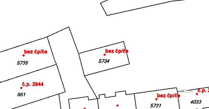 Šumperk 48503495 na parcele st. 5734 v KÚ Šumperk, Katastrální mapa