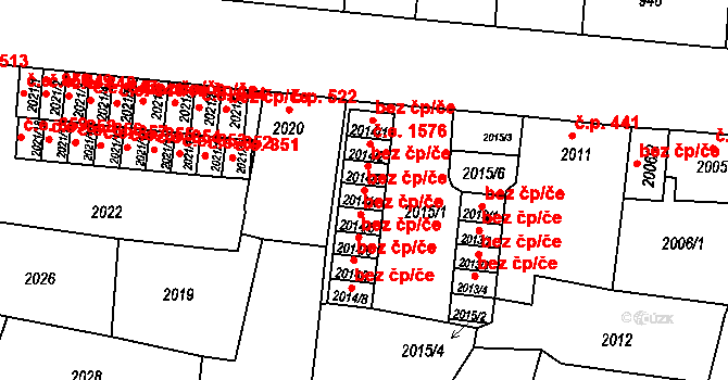 Děčín 42719496 na parcele st. 2014/4 v KÚ Děčín, Katastrální mapa