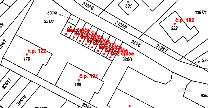 Rychnov nad Kněžnou 44261497 na parcele st. 191 v KÚ Dlouhá Ves u Rychnova nad Kněžnou, Katastrální mapa