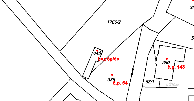 Tři Sekery 49075497 na parcele st. 440 v KÚ Tři Sekery u Tachova, Katastrální mapa
