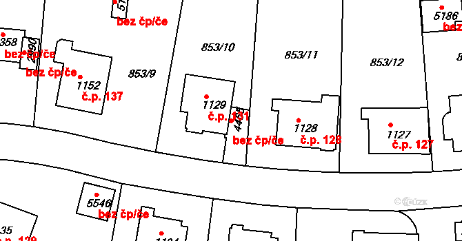 Trutnov 48528498 na parcele st. 4465 v KÚ Trutnov, Katastrální mapa